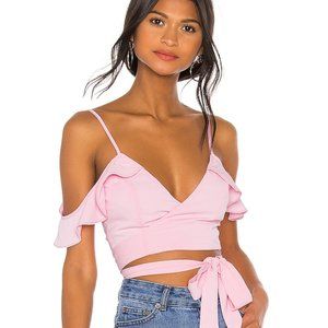 Superdown   Tiffani Wrap Tie Top